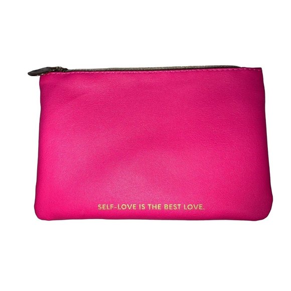 NWOT Pink Marbled Ipsy Cosmetic Bag - Picture 2 of 5